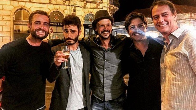 Max Fercondini, Thiago Rodrigues, Guilherme Berenguer, Erik Marmo e Marcelo Anthony (Foto: Reprodução/Instagram)