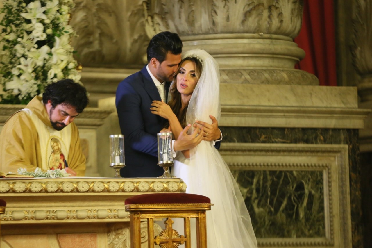 Casamento de Nicole Bahls e Marcelo Bimbi (Foto: Divulgação)