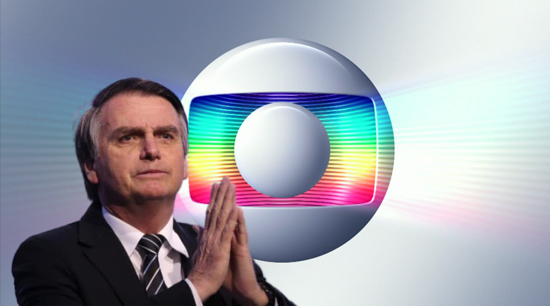 Jair Bolsonaro x Globo (Foto: Reprodução/Montagem)