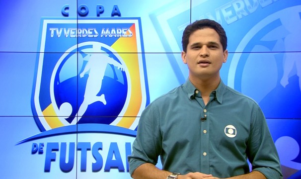 O apresentador do Globo Esporte no Ceará, Kaio Cézar, pediu demissão ao vivo (Foto: Reprodução)