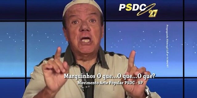 O humorista chegou a se candidatar a disputar uma vaga de vereador em SÃ£o Paulo (Foto: ReproduÃ§Ã£o)