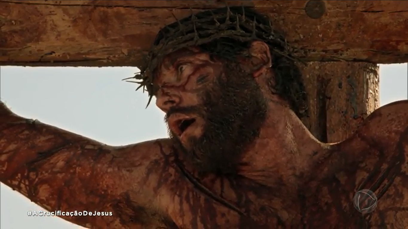Dudu Azevedo é Jesus na novela bíblica de mesmo nome na Record. (Foto: Reprodução)