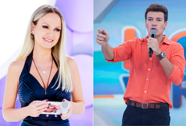 Eliana e Rodrigo Faro são concorrentes diretos nas tardes de domingo da TV brasileira (Foto: Montagem)