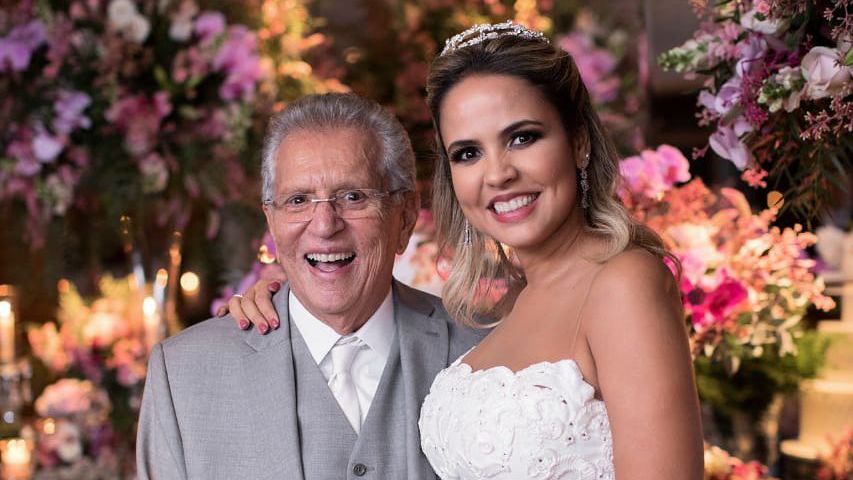 Carlos Alberto de Nóbrega e Renata Domingues (Foto: Reprodução/Instagram)