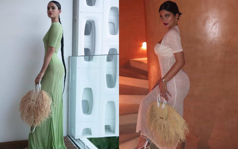 Kylie Jenner e Bruna Marquezine usaram o mesmo look (Foto: Reprodução)