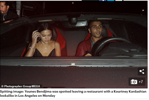 Solteira desde o término do relacionamento com Neymar, Bruna Marquezine foi fotografada ao lado do modelo Younes Bendjima, nos EUA