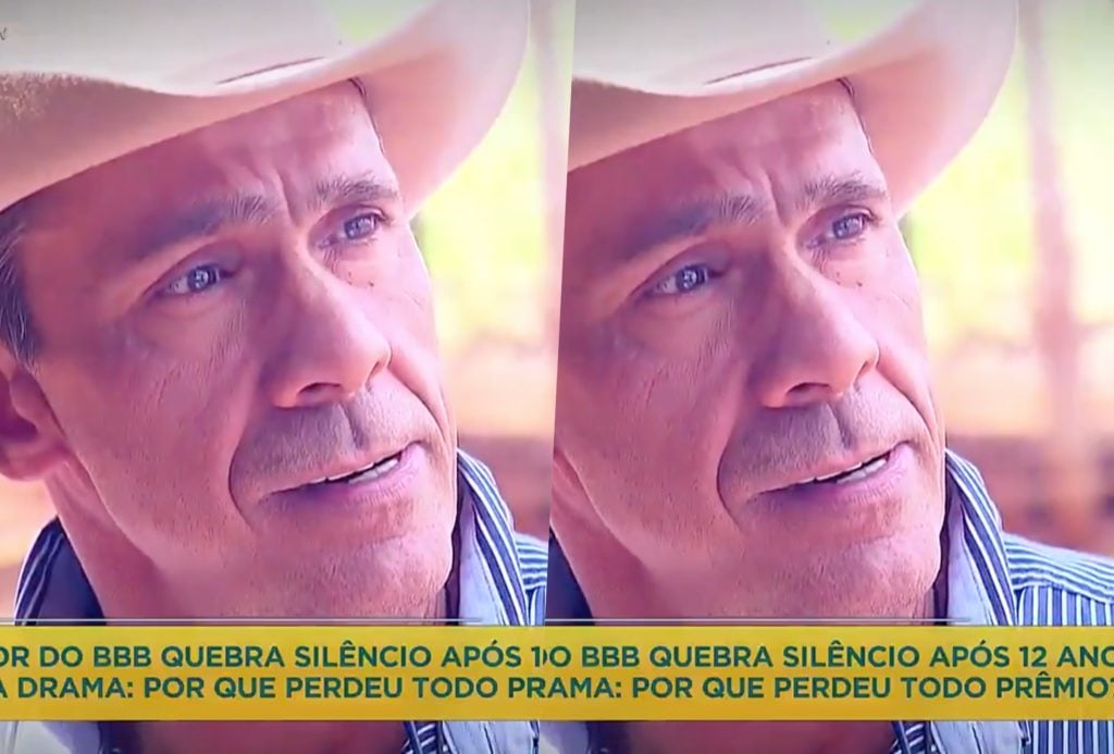 Rodrigo Cowboy, ex-BBB que venceu o programa, contou para Geraldo Luís o porquê perdeu todo o dinheiro (Foto reprodução)