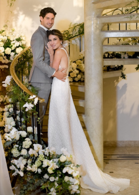 Imagem inédita mostra Alexandre Pato e Rebeca Abravanel após cerimônia de casamento (Foto: Reprodução/Instagram)