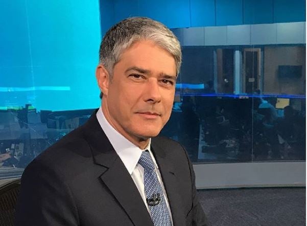 O apresentador do Jornal Nacional da Globo, William Bonner (Foto: Reprodução)