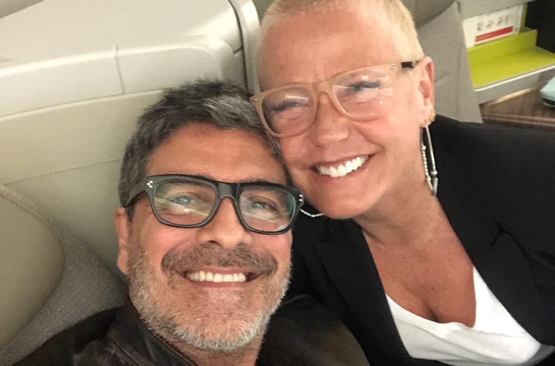 O marido da apresentadora da Record, Xuxa Meneghel, Junno Andrade da Globo, se recupera de acidente (Foto: Reprodução/Instagram)