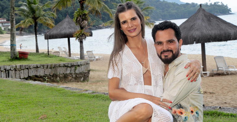 Luciano é casado com Flávia Camargo (Foto: Reprodução)