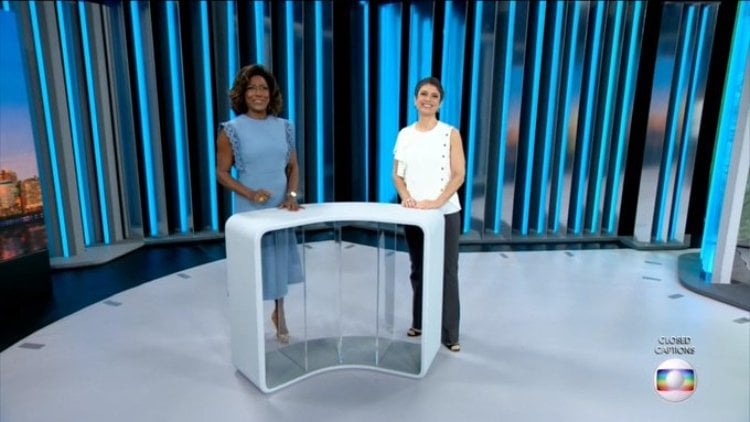 Sandra Annenberg se tornou apresentadora do Globo Repórter junto com Gloria Maria (Foto: Reprodução)