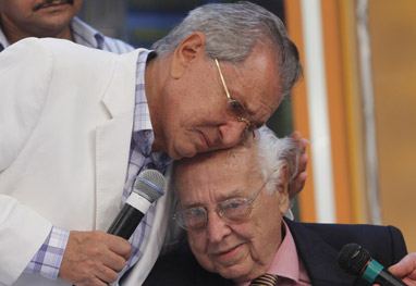 Carlos Alberto e Manoel de Nóbrega. Foto: Reprodução