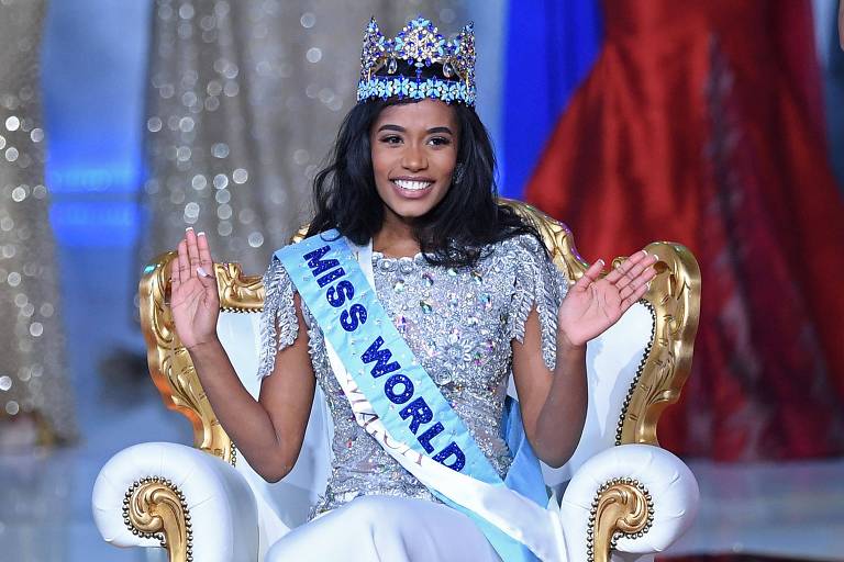 Toni Ann-Ann Singh, representante da Jamaica, se consagrou a campeã do Miss Mundo de 2019 (Foto: Reprodução)