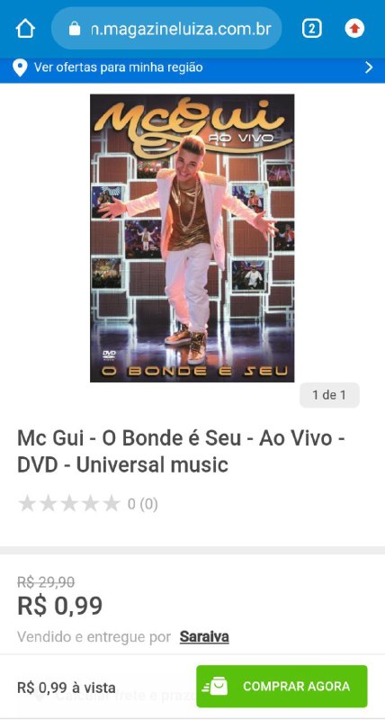 Comprariam o DVD de MC Gui? 