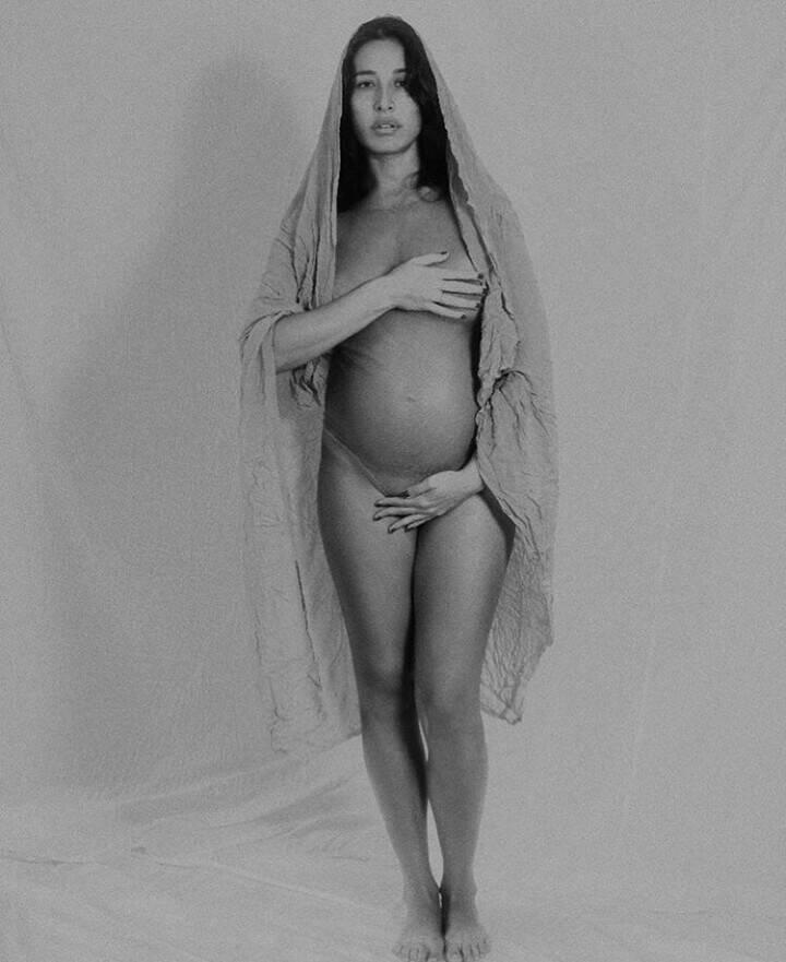 Giselle Itié mostra final da gravidez nas redes sociais. (Foto:Renam Christofoletti/Instagram)