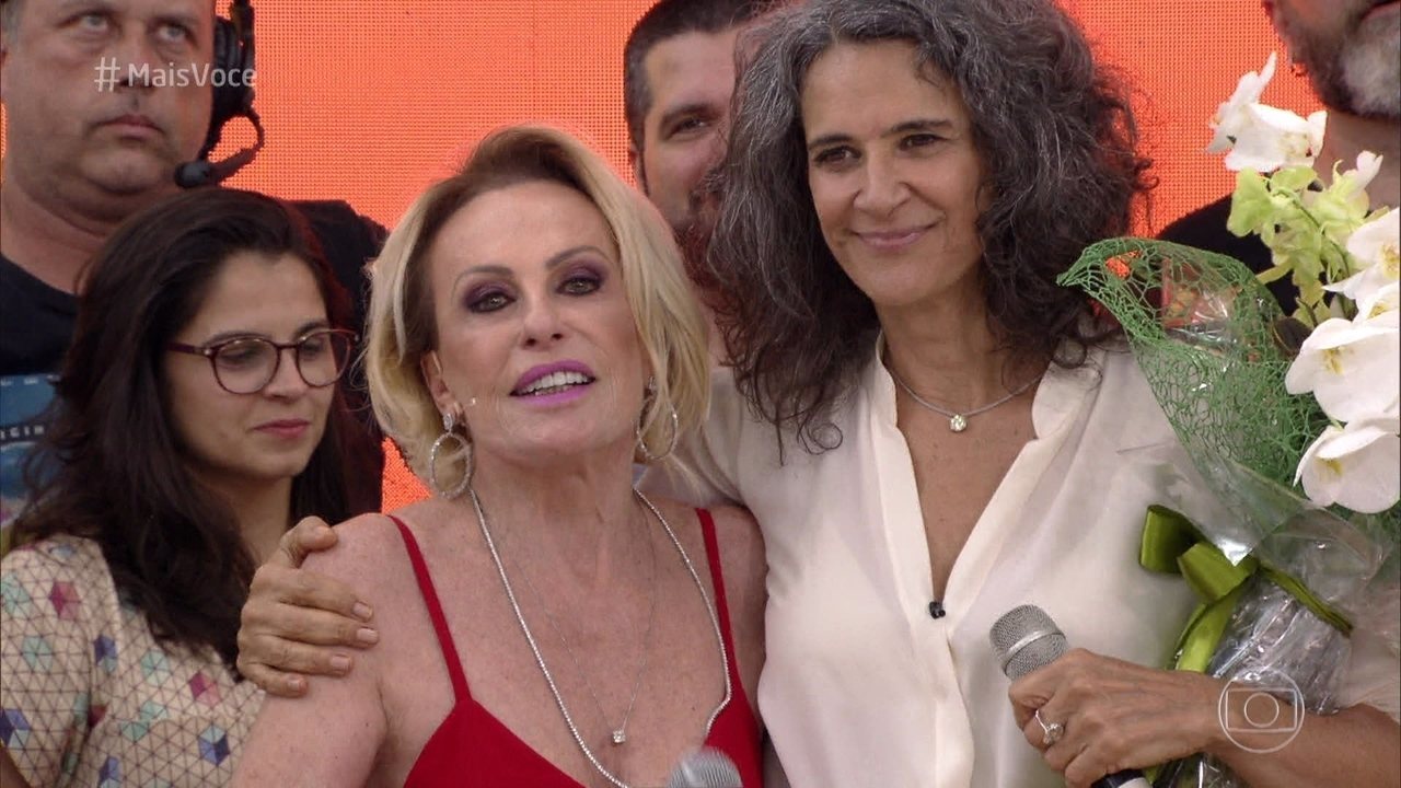 Ana Maria Braga e Simone no programa Mais Você (Foto: Reprodução)
