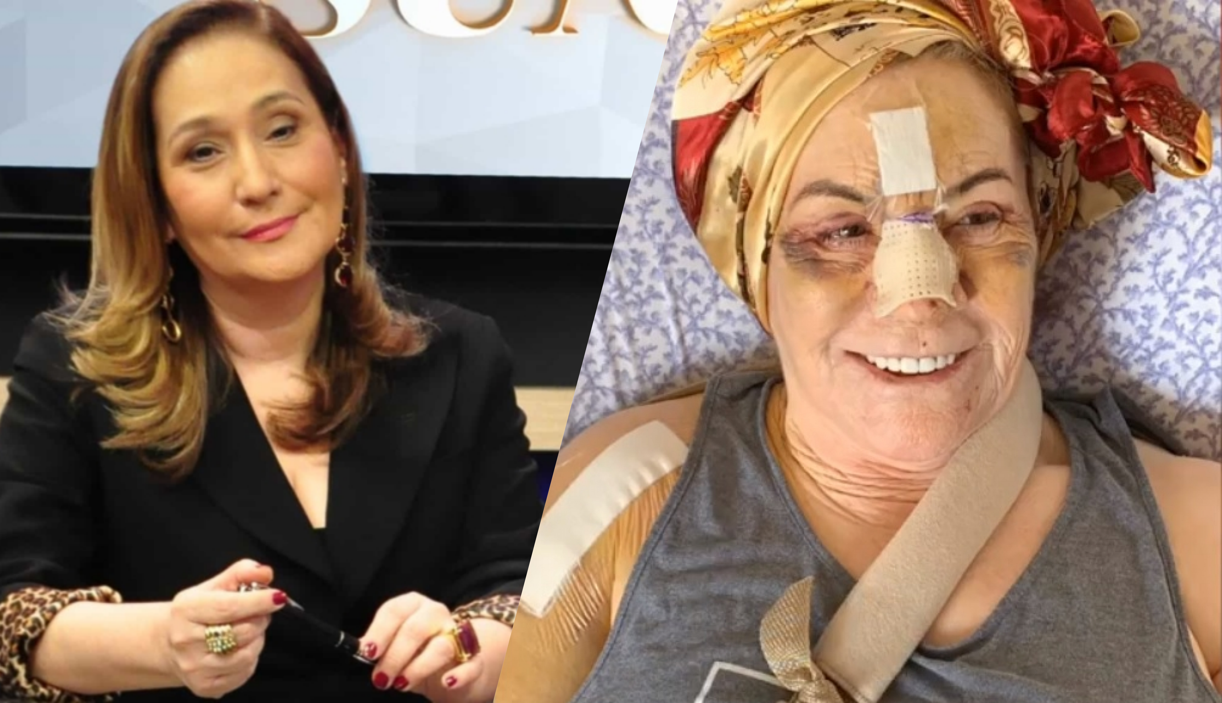 A famosa apresentadora do A Tarde É Sua da RedeTV!, Sonia Abrão falou sobre a sua mãe nas redes sociais (Foto: Montagem TV Foco)