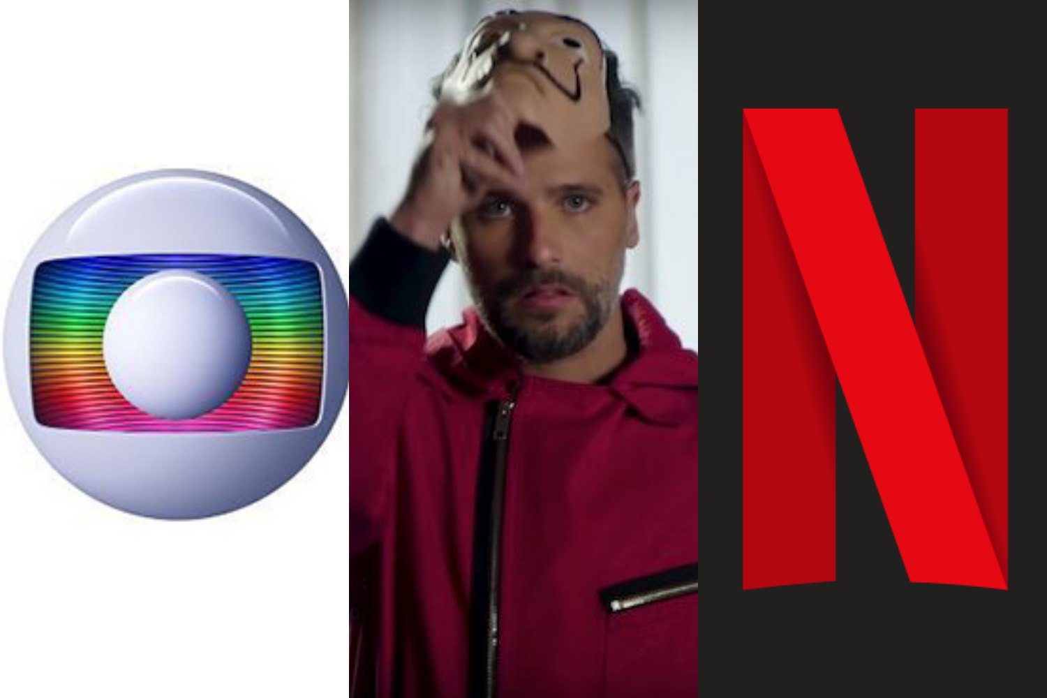 Globo e Netflix travam disputa debochada após saída de Bruno Gagliasso. Foto: Reprodução