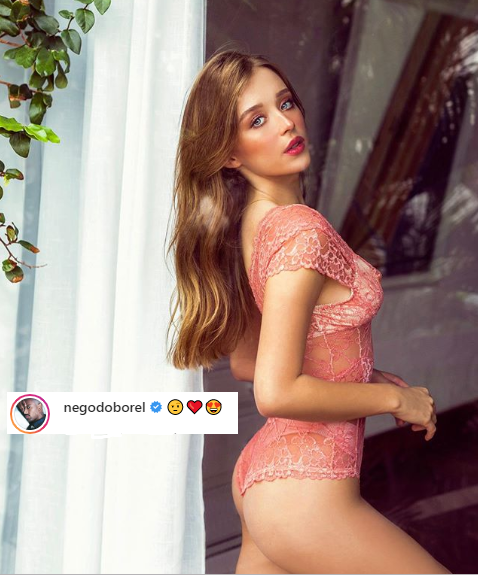 Duda Reis arranca suspiros ao surgir de lingerie e Nego do Borel comenta (Foto: Instagram)