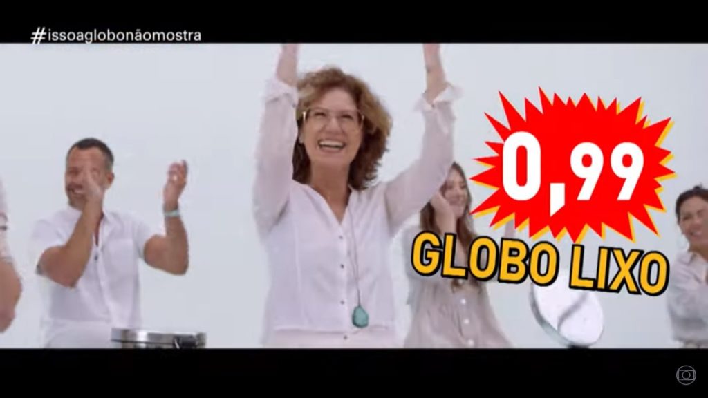 Globo faz sátira de si mesmo durante o Fantástico (Foto: Reprodução)