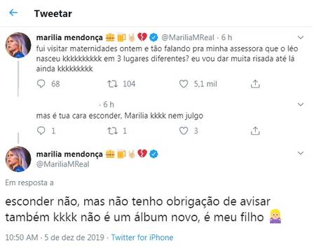 Marília Mendonça dá resposta atravessada para seguidor no Instagram (Imagem: Twitter)
