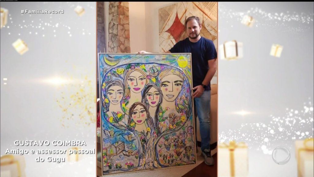 Ticiane Pinheiro manda fazer quadro para entregar para a família de Gugu Liberato (Foto: Reprodução)