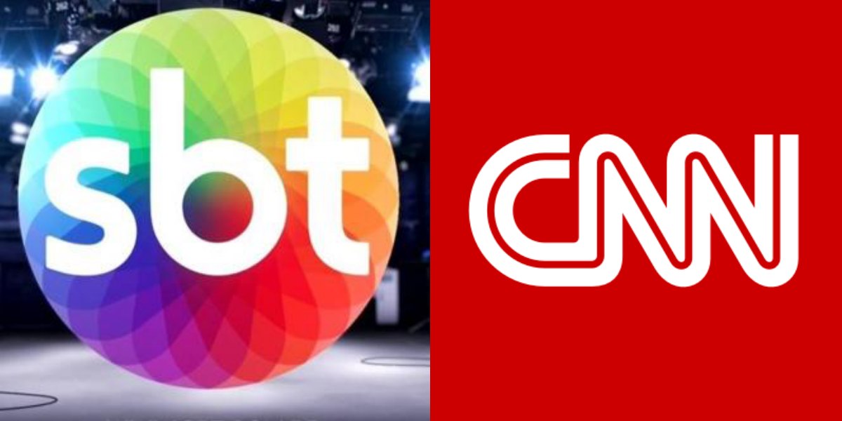 Logo SBT e CNN. Foto: Reprodução