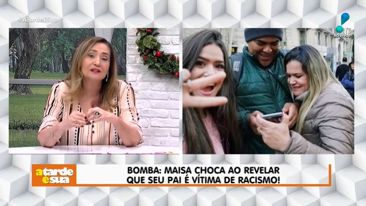 Sonia Abrão falou sobre Maisa Silva em seu programa (Foto: Reprodução/YouTube)