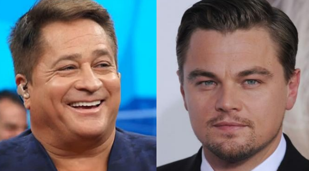 Leonardo e Leonardo DiCaprio são confundidos em foto de famosa atriz. Foto: Reprodução