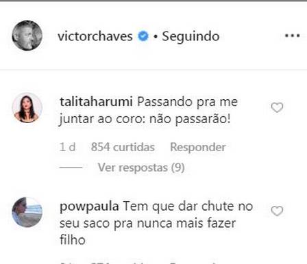 O famoso cantor e ex-jurado do The Voice Kids, da Globo, Victor Chaves é alvo de ataques (Foto: Reprodução/Instagram)